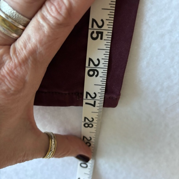 DL1961 Margaux Instascuplt ankle skinny jeans size 28. Burgundy/purple - Picture 6 of 9